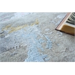 Cosmo Hand-Knotted Wool/Bamboo Silk Silver/Blue/Beige 12'x15' Area Rug