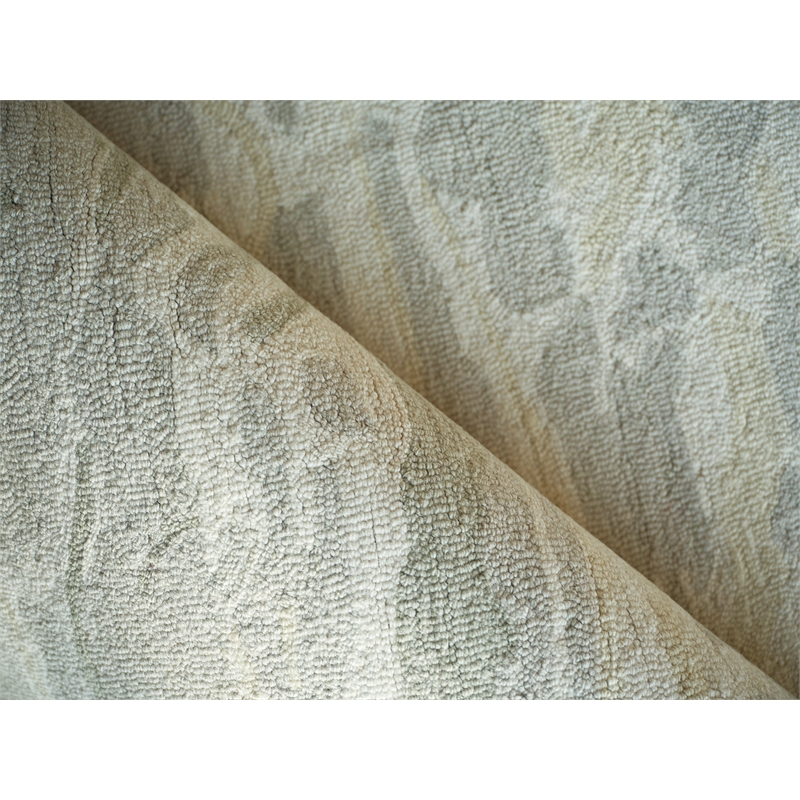 Cortero Hand-Tufted New Zealand Wool Sage/Ivory 8'x10' Area Rug