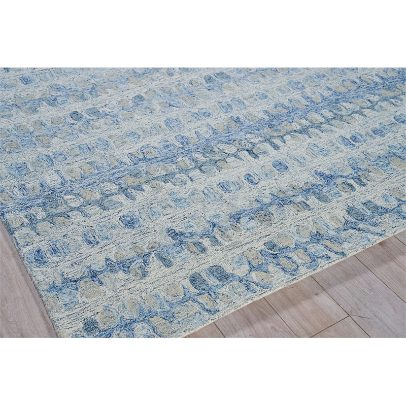 Colorplay Hand-Tufted New Zealand Wool Navy 2'x3' Area Rug
