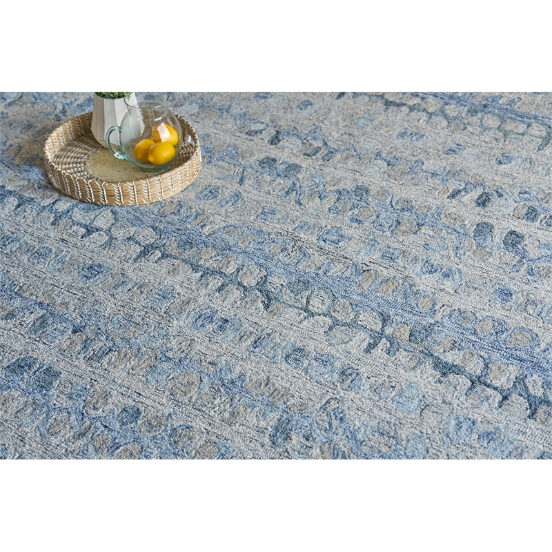 Colorplay Hand-Tufted New Zealand Wool Navy 2'x3' Area Rug