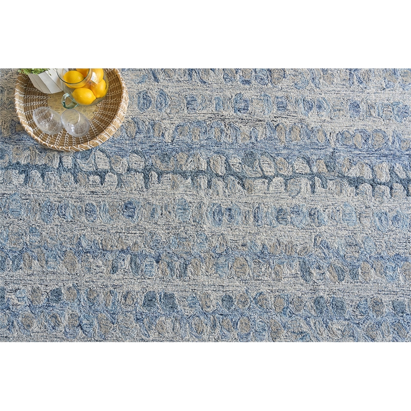 Colorplay Hand-Tufted New Zealand Wool Navy 2'x3' Area Rug