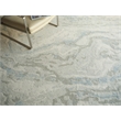 Cortero Hand-Tufted New Zealand Wool Light Blue/Ivory 6'x9' Area Rug