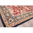 Contemporary Hand-Knotted New Zealand Wool Burgundy 8'x10' Area Rug