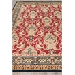 Contemporary Hand-Knotted New Zealand Wool Burgundy 8'x10' Area Rug