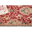 Contemporary Hand-Knotted New Zealand Wool Burgundy 8'x10' Area Rug