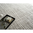 Crescendo Handloomed Bamboo Silk Silver 2'x3' Area Rug