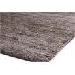 Crush Hand-Knotted Bamboo Silk Charcoal/Gray 6'x9' Area Rug