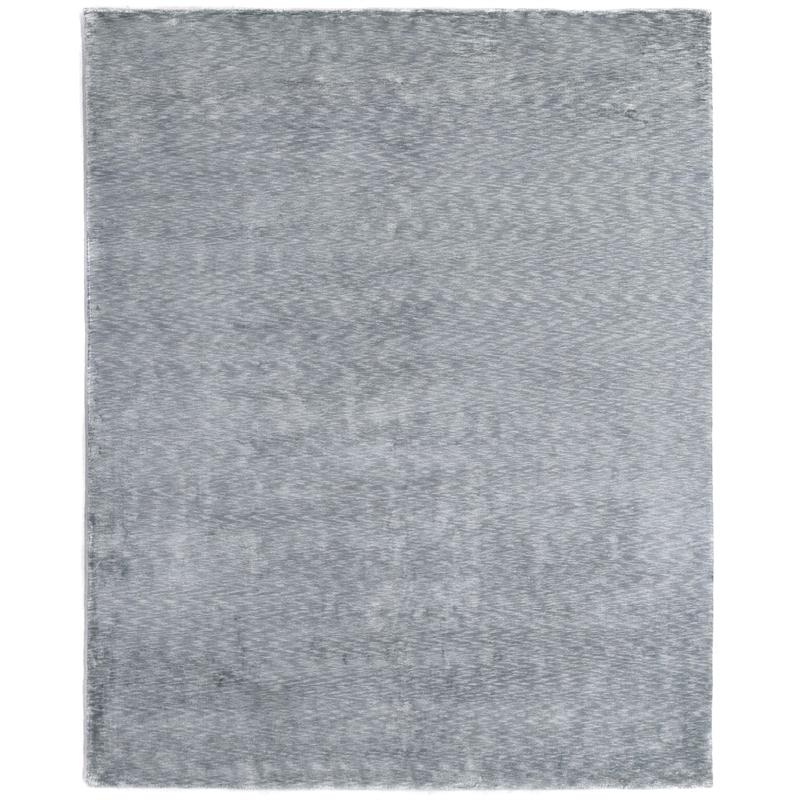 Dove Handloomed Viscose Blue 6'x9' Area Rug