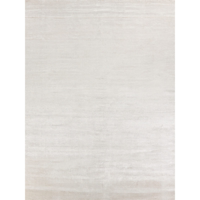 Dove Handloomed Viscose Silver 9'x12' Area Rug