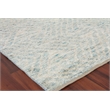 Eaton Hand-Knotted Wool/Bamboo Silk Ivory/Blue 10'x14' Area Rug