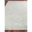 Eaton Hand-Knotted Wool/Bamboo Silk Ivory/Blue 10'x14' Area Rug