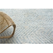 Eaton Hand-Knotted Wool/Bamboo Silk Ivory/Blue 10'x14' Area Rug