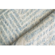 Eaton Hand-Knotted Wool/Bamboo Silk Ivory/Blue 14'x18' Area Rug