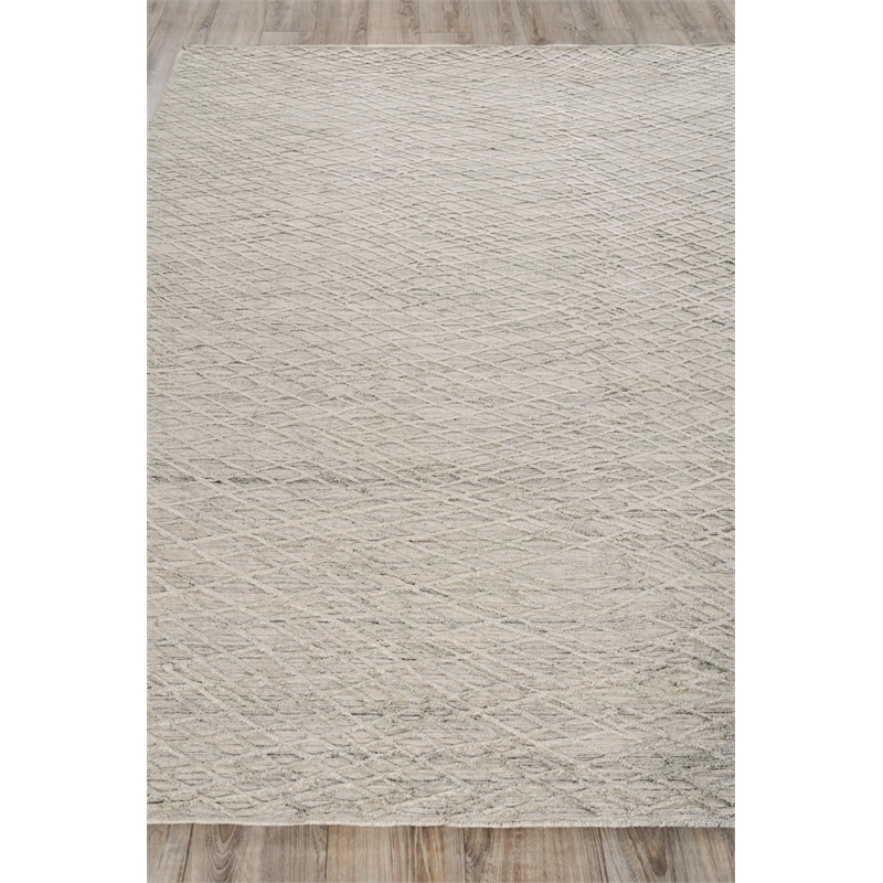 Crescendo Handloomed Bamboo Silk Beige 6'x9' Area Rug