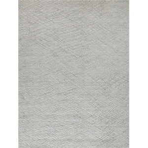Crescendo Handloomed Bamboo Silk Silver 10'x14' Area Rug