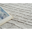 Crescendo Handloomed Bamboo Silk Silver 6'x9' Area Rug