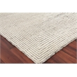 Crescent Hand-Knotted New Zealand Wool Ivory 6'x9' Area Rug