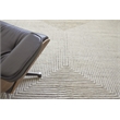 Crescent Hand-Knotted New Zealand Wool Ivory 6'x9' Area Rug