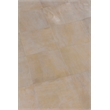 Distressed Suede Hand-Tufted Leather Suede Ivory 8'x11' Area Rug