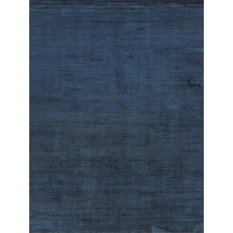 Dove Handloomed Viscose Navy 10'x14' Area Rug