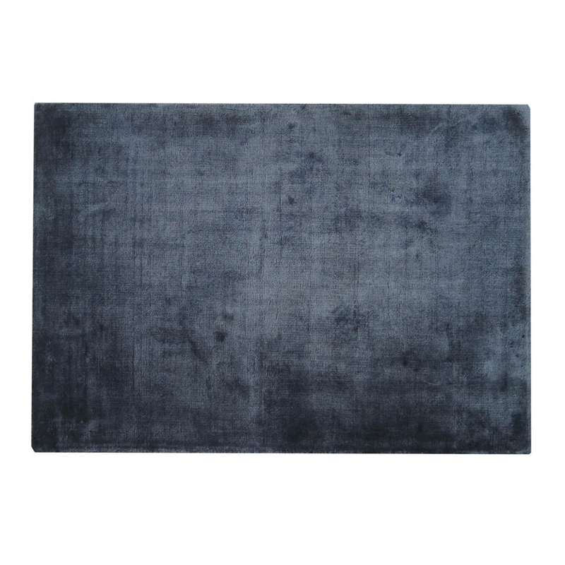 Dove Handloomed Viscose Navy 6'x9' Area Rug