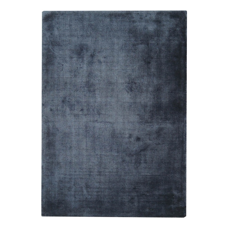 Dove Handloomed Viscose Navy 6'x9' Area Rug