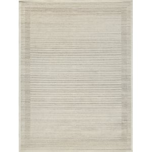 Dusseldorf Hand-Tufted New Zealand Wool Beige/Ivory 10'x14' Area Rug