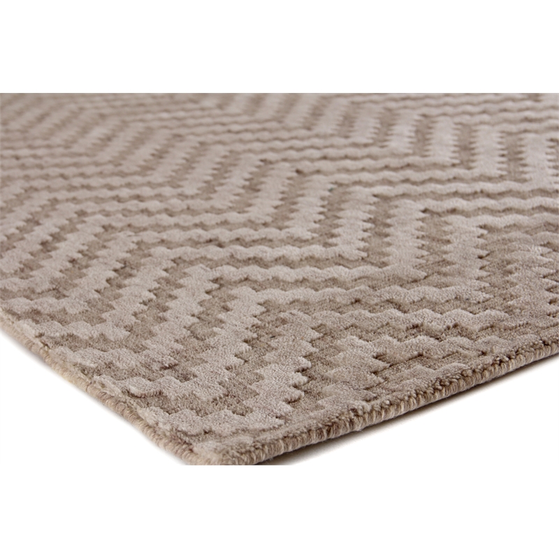 Demani Handloomed New Zealand Wool Raffia 9'x12' Area Rug