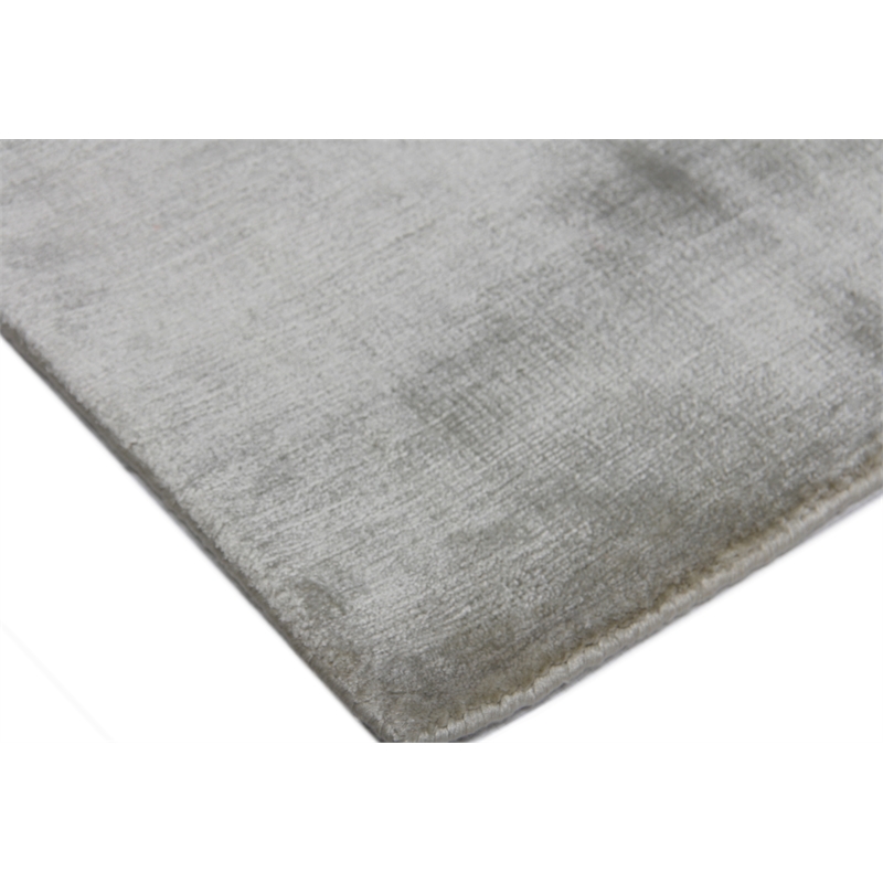 Dove Plain Handloomed Viscose Light Green 10'x14' Area Rug