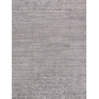 Crush Hand-Knotted Bamboo Silk Dark Silver/Silver 10'x14' Area Rug