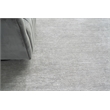 Crush Hand-Knotted Bamboo Silk Silver 8'x10' Area Rug