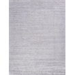 Crush Hand-Knotted Bamboo Silk Silver 8'x10' Area Rug