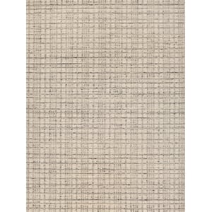 Desi Hand-Knotted Wool Light Silver 12'x15' Area Rug