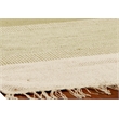 Druggets Flatweave New Zealand Wool Green 5'x8' Area Rug
