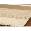 Druggets Flatweave New Zealand Wool Beige/Brown 5'x8' Area Rug