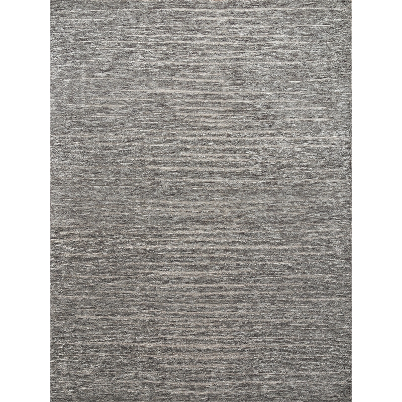 Eaton Hand-Knotted Wool/Bamboo Silk Gray/Ivory 10'x14' Area Rug