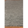 Eaton Hand-Knotted Wool/Bamboo Silk Gray/Ivory 6'x9' Area Rug
