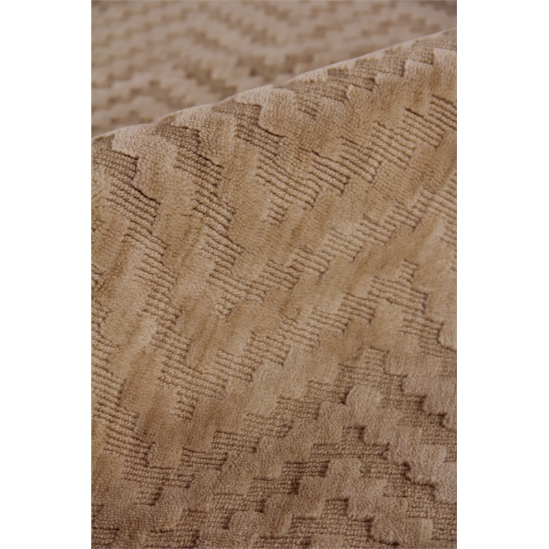Demani Handloomed New Zealand Wool Straw 8'x10' Area Rug