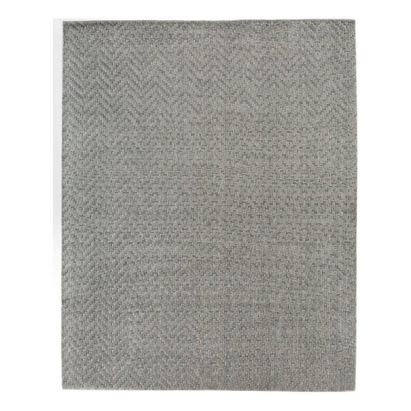 Demani Handloomed New Zealand Wool Mist 9'x12' Area Rug