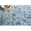 Dorchester Handloomed Wool/Bamboo Silk Navy/Blue 9'x12' Area Rug