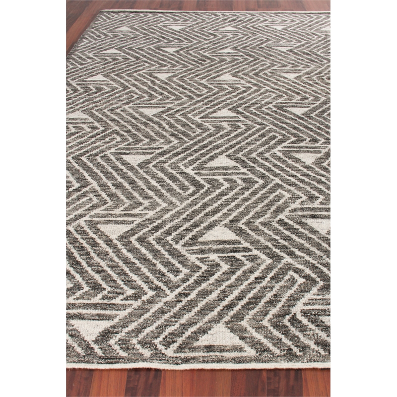 Eaton Hand-Knotted Wool/Bamboo Silk Silver/Gray/Ivory 12'x15' Area Rug