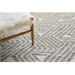 Eaton Hand-Knotted Wool/Bamboo Silk Charcoal/Ivory 10'x14' Area Rug