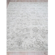 Dorchester Handloomed Wool/Bamboo Silk Ivory/Silver 6'x9' Area Rug