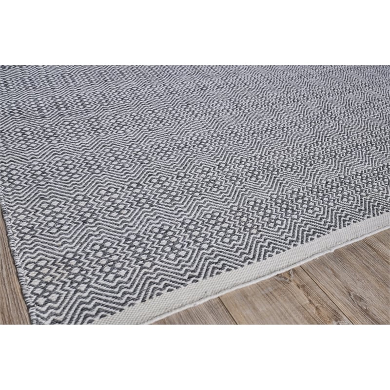 Echo Flatweave Pet Ivory/Gray 2'x3' Area Rug