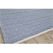 Echo Flatweave Pet Ivory/Blues 3'x5' Area Rug