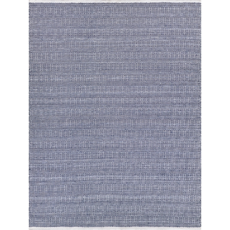 Echo Flatweave Pet Ivory/Blues 3'x5' Area Rug