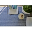 Echo Flatweave Pet Ivory/Blues 5'x8' Area Rug