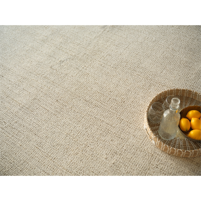 Elements Hand-Tufted New Zealand Wool Beige/Ivory 8'x10' Area Rug