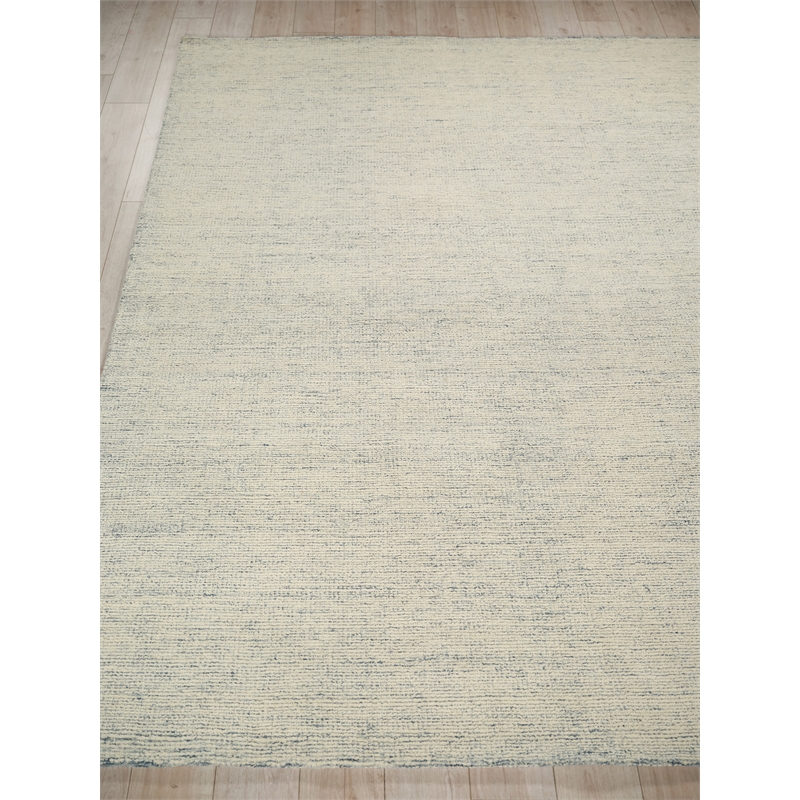 Elements Hand-Tufted New Zealand Wool Blue/Ivory 14'x18' Area Rug