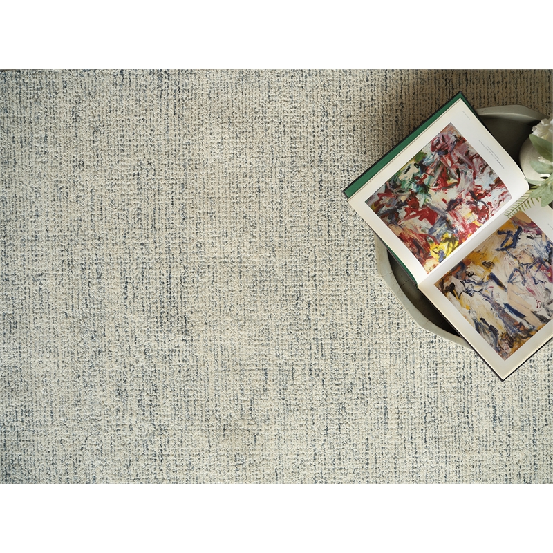 Elements Hand-Tufted New Zealand Wool Blue/Ivory 14'x18' Area Rug